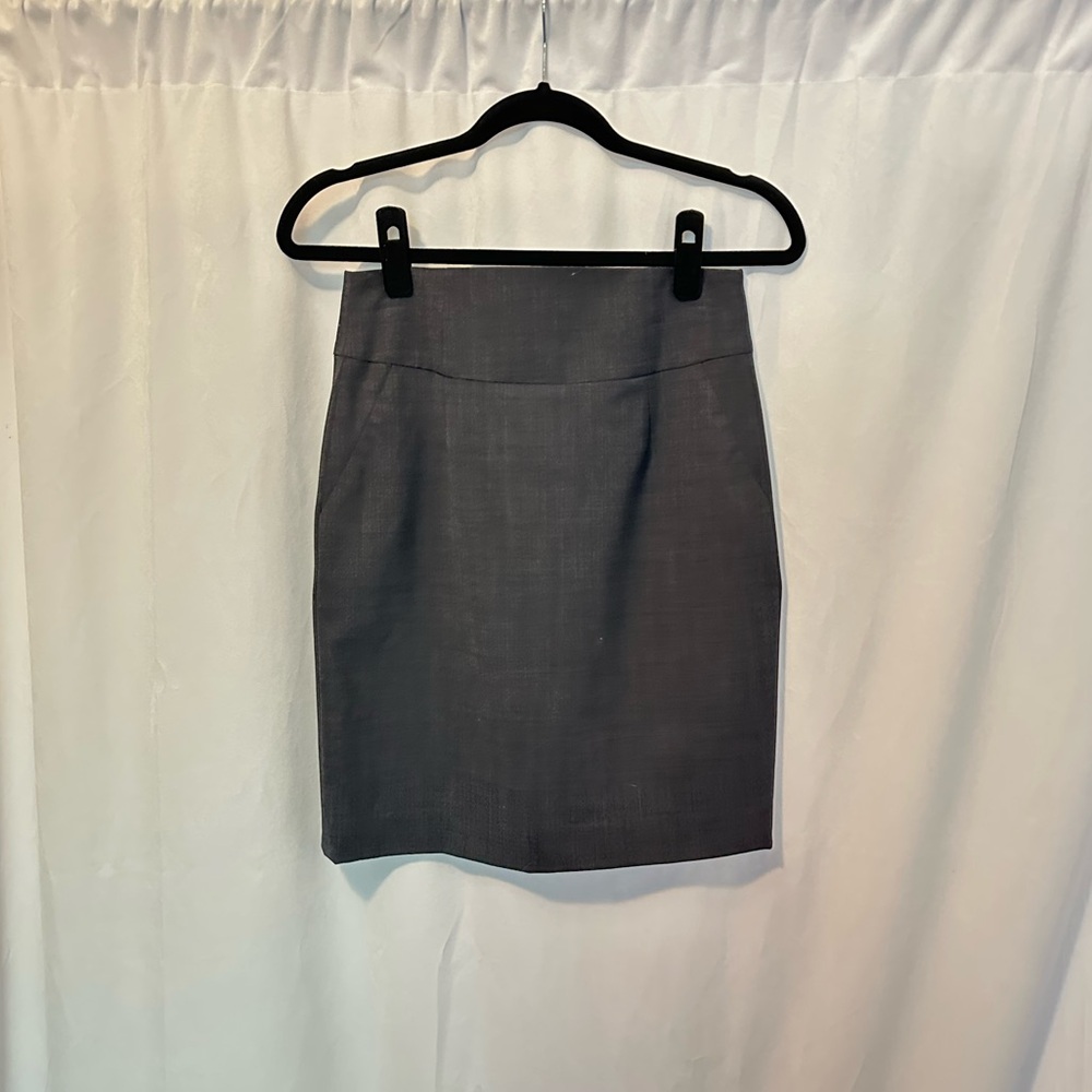 Banana Republic Charcoal Pencil Skirt